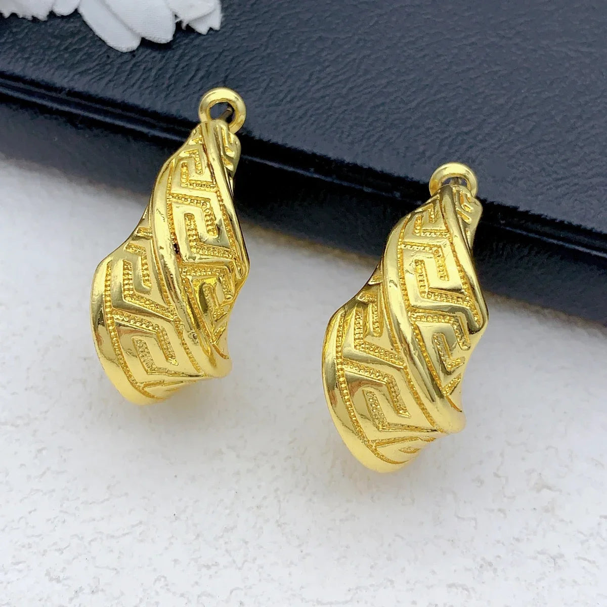 Luxury Nigerian Jewelry Set Wedding For Women Dubai 24K Gold Color Jewelery African Charm Designer Earrings Bridal Necklace