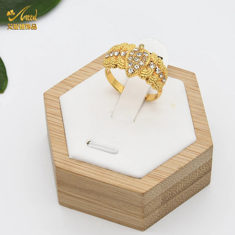 Jewelery Set 24K Gold Plated Set For Woman Bijoux Africaine Dubai Luxury Bridal Necklace Brand Earring And Neckalace Set