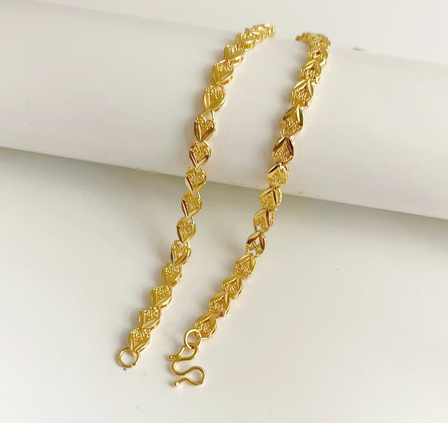 Anniyo Gold Color Chain Necklaces for Women Girls Dubai Africa Party Jewelry Arab Ethiopian Bead Chain Jewellery #066304