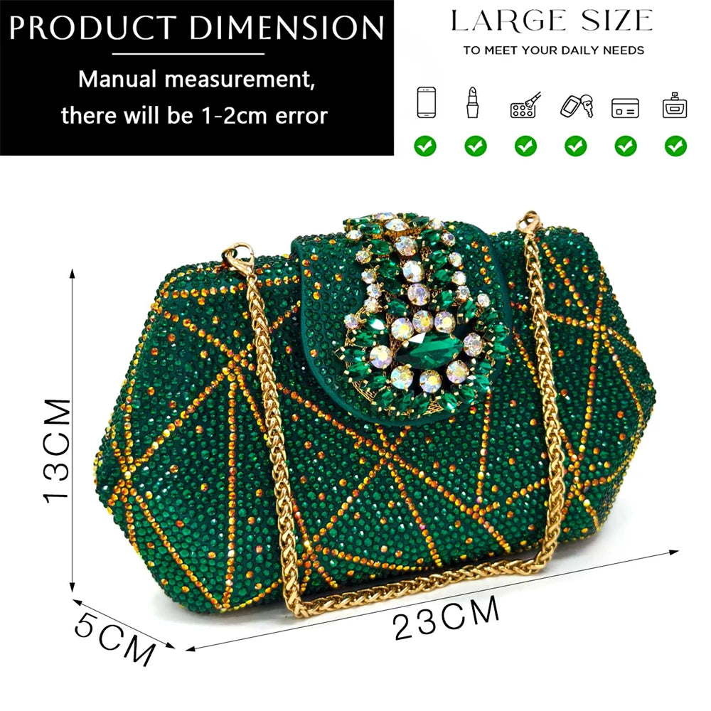 Venus Chan Elegant Pointed-Toe Heeled Sandals Shoes 2024 Woman High Heels Rhinestone New Italian Shoes and Bag for Party