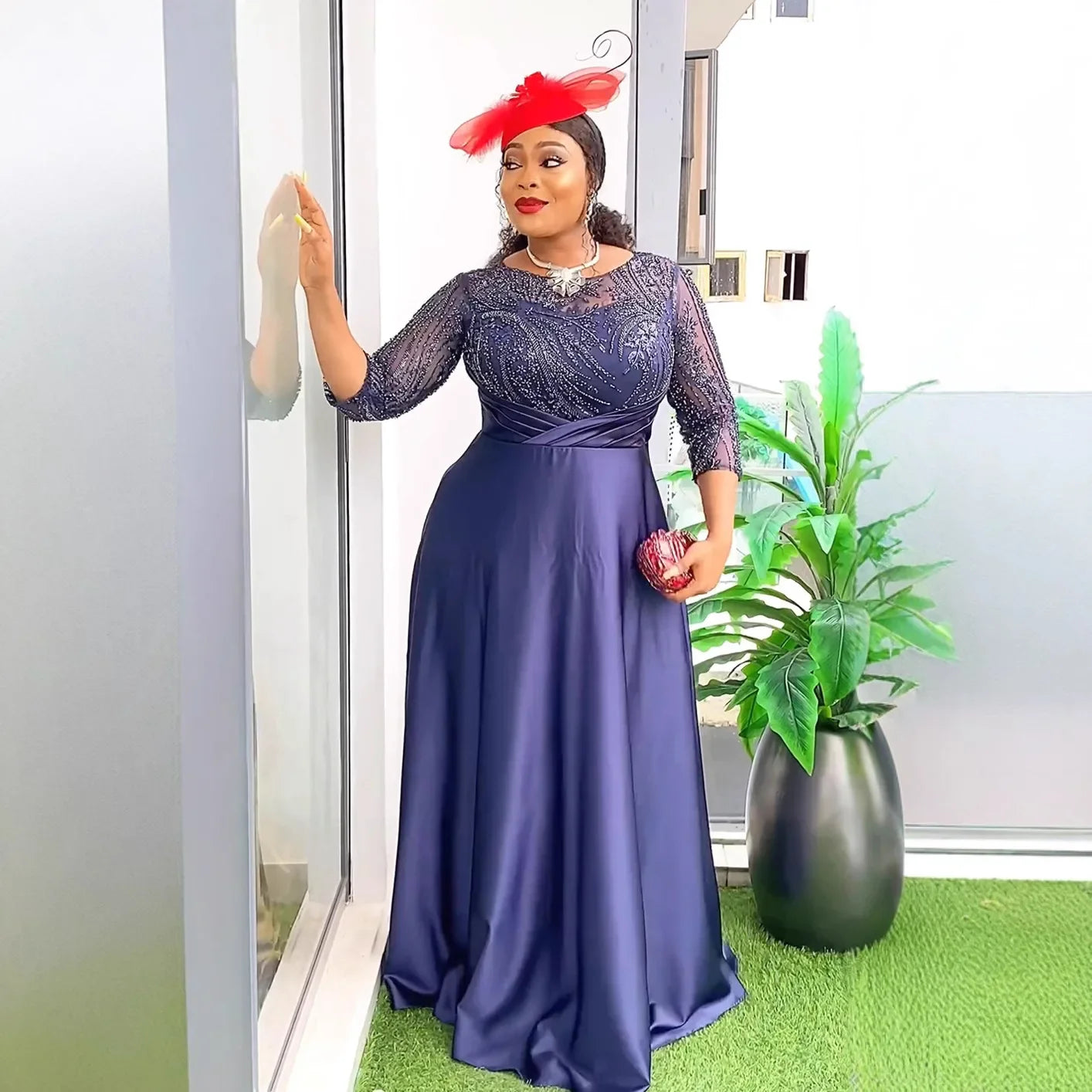 Plus Size African Party Dresses for Women Dashiki Ankara Sequin Wedding Evening Sexy Bodycon Maxi Christmas Dress Africa Clothes