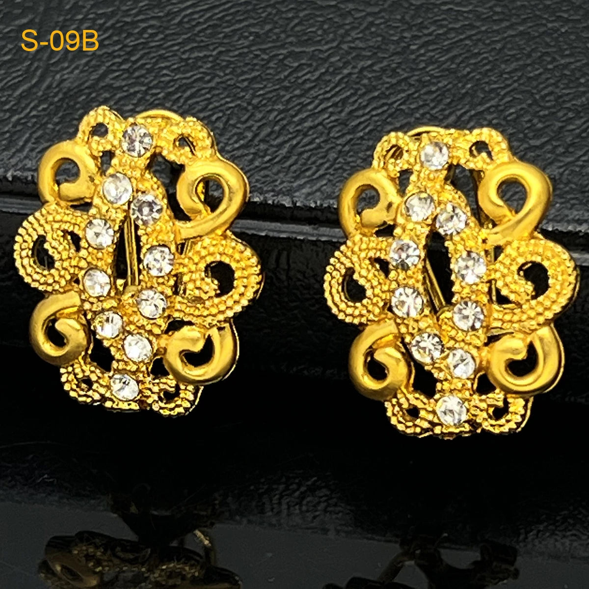 XUHUANG Luxury Crystal Gold Color Necklace Sets For Women Wedding Dubai African Jewelry Set Indian Jewellery Anniversary Gifts
