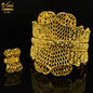 ANIID Dubai 2022 New Luxury Female Gold Color Bangles For Women Nigerian Wedding Jewelry Gifts African Bijoux Bracelet Jewellery