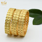 Dubai Bangles For Women Middle East Gold Color Bangle Ethiopian Saudi Arab Bracelet Wedding Bride Jewelery African Birthday Gift