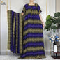 2024 New Muslim Dubai Fashion Women Cotton Dresse With Big Scarf For Women Maxi Summer Short Sleeve Loose African Abaya Clothing