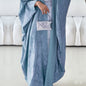 Fashion Elegant Dubai Turkish Abaya Dress Women Muslim's Women Muslim Kimino Dress Abayas Open Front Cardigan