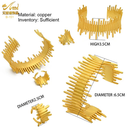 ANIID Dubai 2022 New Luxury Female Gold Color Bangles For Women Nigerian Wedding Jewelry Gifts African Bijoux Bracelet Jewellery