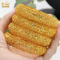 Dubai Bangles For Women Middle East Gold Color Bangle Ethiopian Saudi Arab Bracelet Wedding Bride Jewelery African Birthday Gift