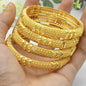 Dubai Bangles For Women Middle East Gold Color Bangle Ethiopian Saudi Arab Bracelet Wedding Bride Jewelery African Birthday Gift